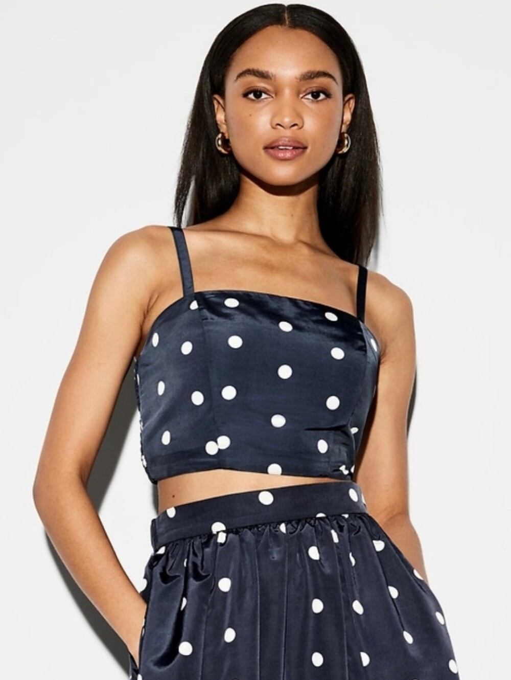 The Occasion by Old Navy Taffeta Cropped Tank Top Size 2X